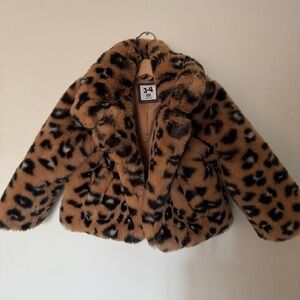 Cotton On Brown and Black Puffer Jacket